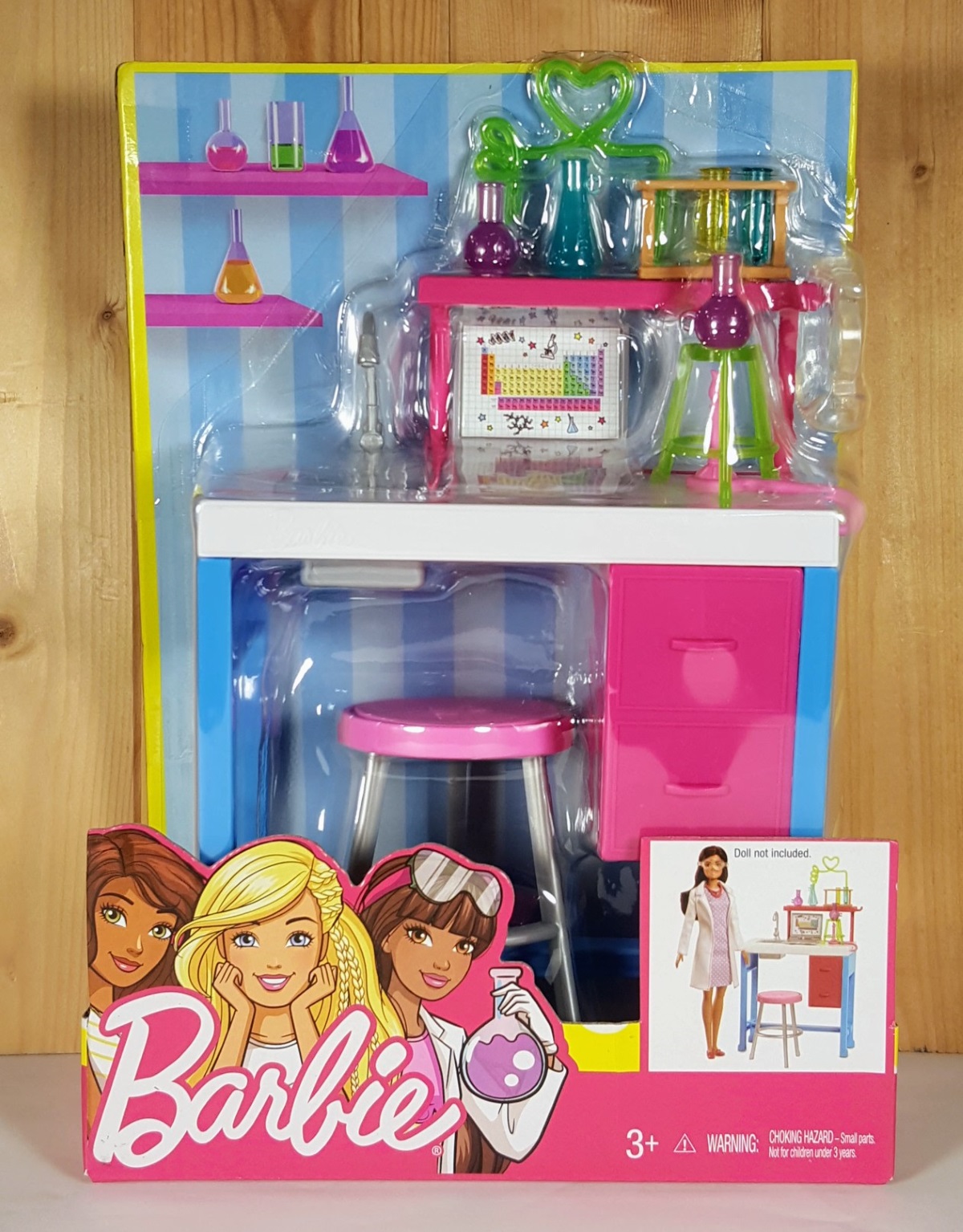 barbie science lab playset